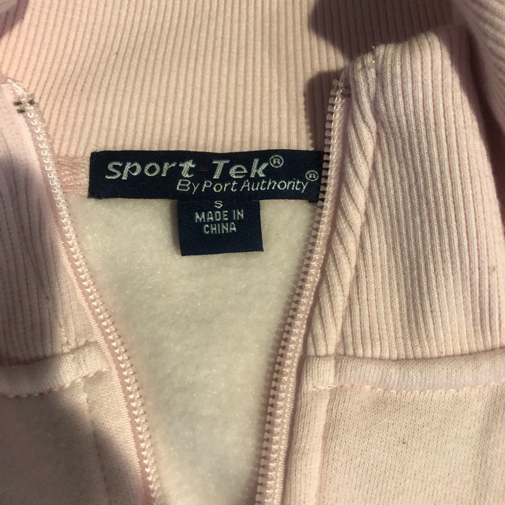 Light Pink 1/4 zip up - Picture 3 of 5